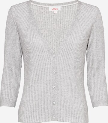 s.Oliver Knit cardigan in Grey: front