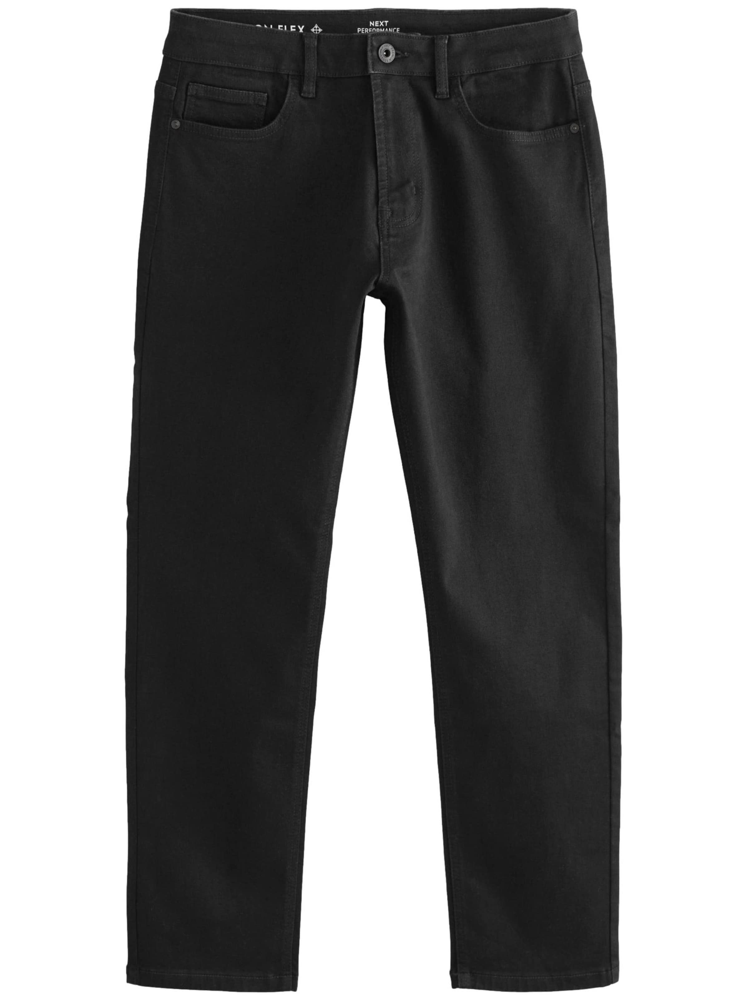 Next Slimfit Jeans i svart: framsida