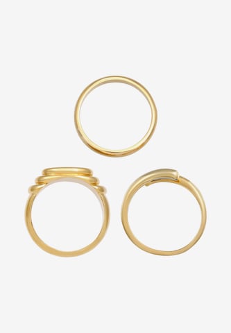 ELLI PREMIUM Ring Siegelring, Wickelring in Gold