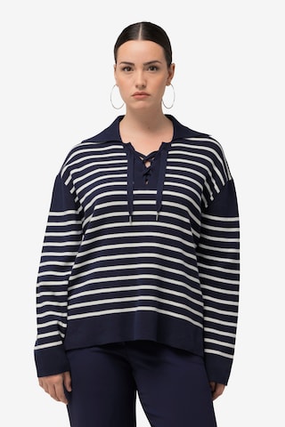 Ulla Popken Sweater in Blue: front