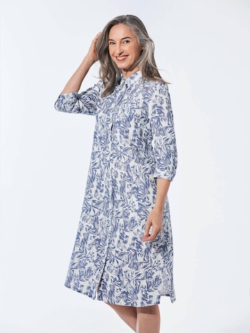 Goldner Blousejurk in Wit: voorkant