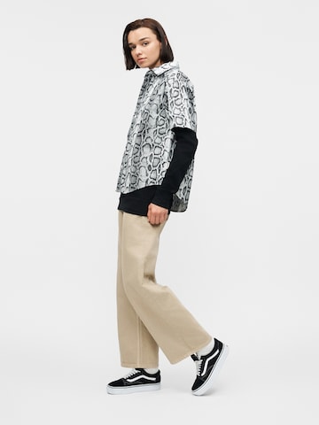 Carhartt WIP Szeroka nogawka Jeansy 'Jane' w kolorze beżowy