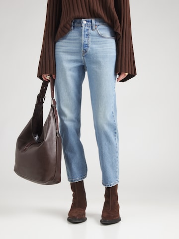 LEVI'S ® - regular Vaquero '501® Crop' en azul: frente