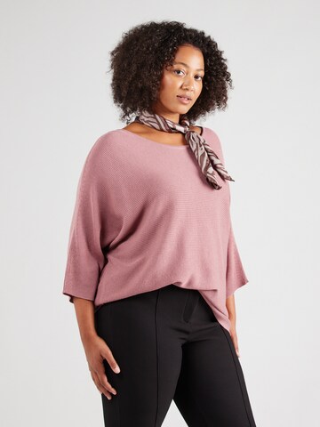 Z-One Pullover 'Th44eres' in Pink: Vorderseite