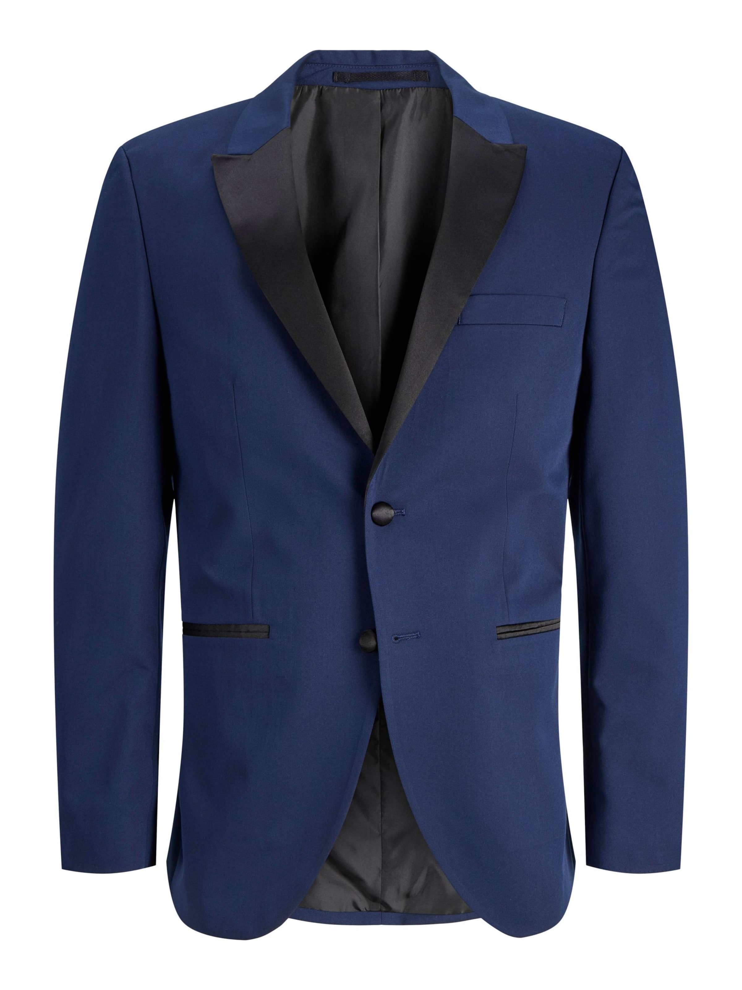 JACK & JONES Super Slim Fit Sakko in Blau: Vorderseite