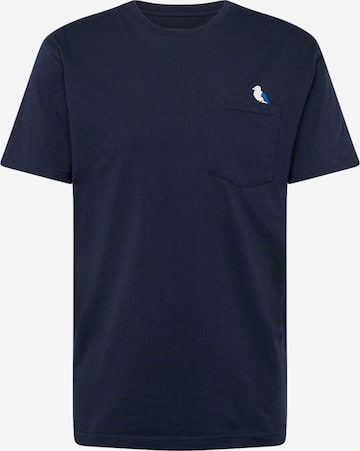 Cleptomanicx T-Shirt in Blau: predná strana