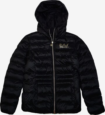 EA7 Emporio Armani Winter Jacket in Black: front