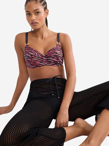 TRIUMPH Minimizer Bügel-Bikini-Top ' Red Label Summer Wild ' in Pink