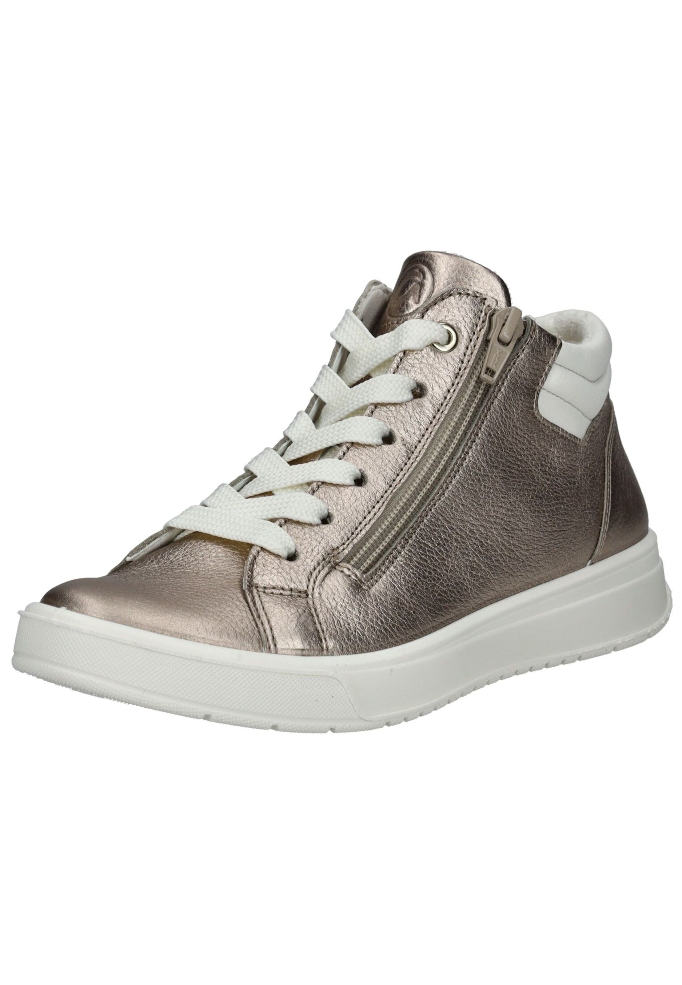 Sneaker bassa di ARA in oro: frontale