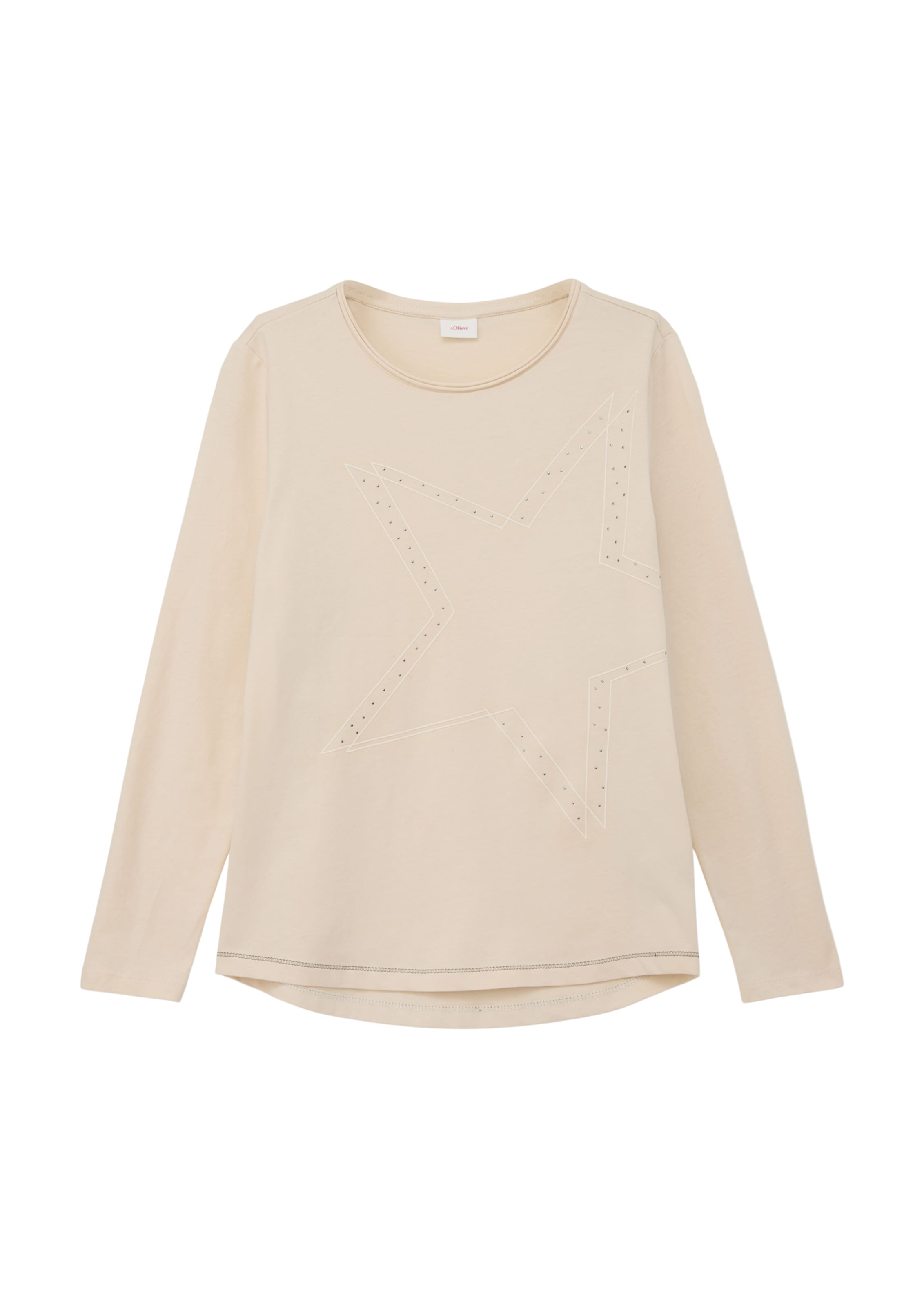 s.Oliver Shirt in Beige: Vorderseite