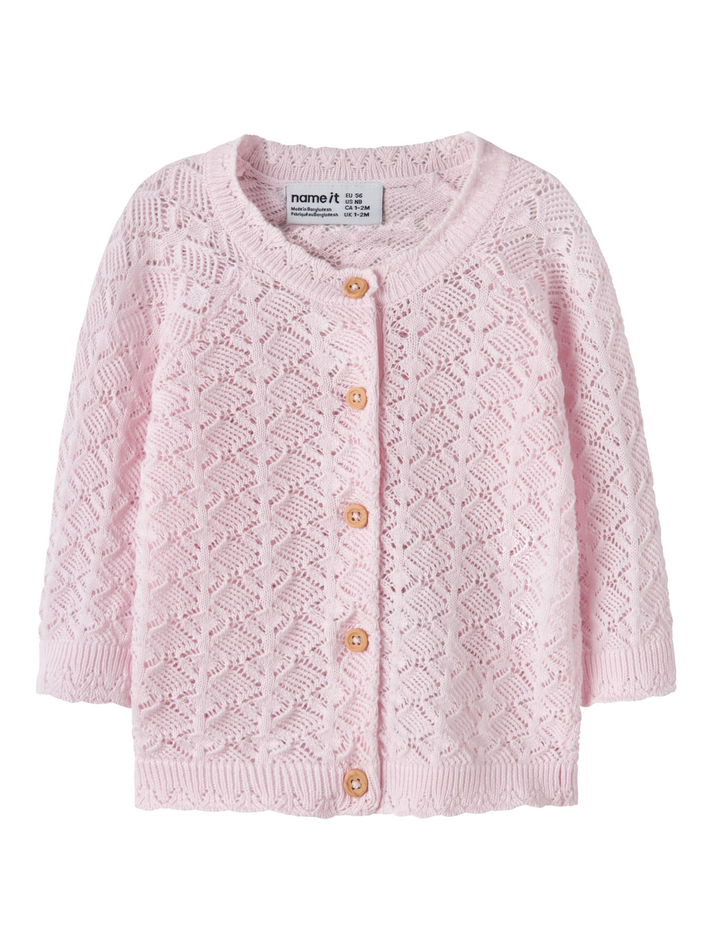 Cardigan NAME IT en rose : devant