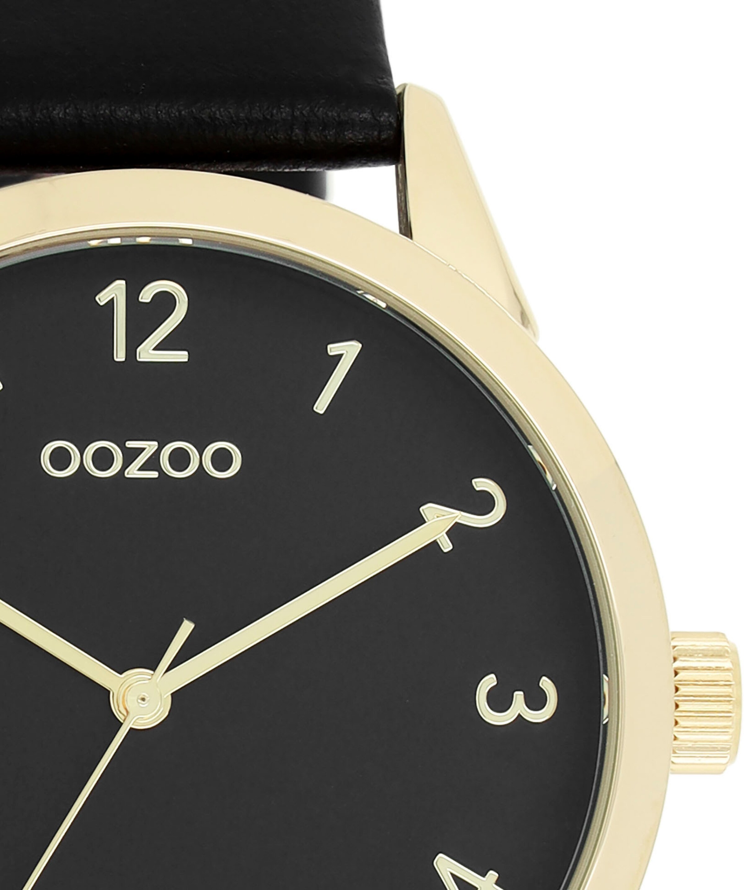 OOZOO Analog Watch in Black