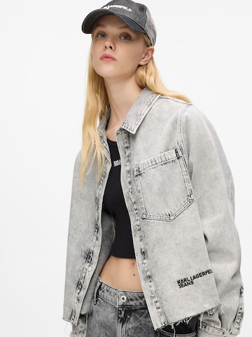 KARL LAGERFELD JEANS Bluse in Grau