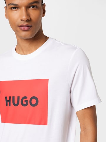 HUGO - Camisa 'Dulive222' em branco