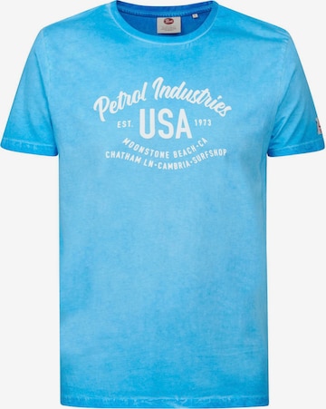 Petrol Industries T-Shirt 'Moonstone' in Blau: predná strana