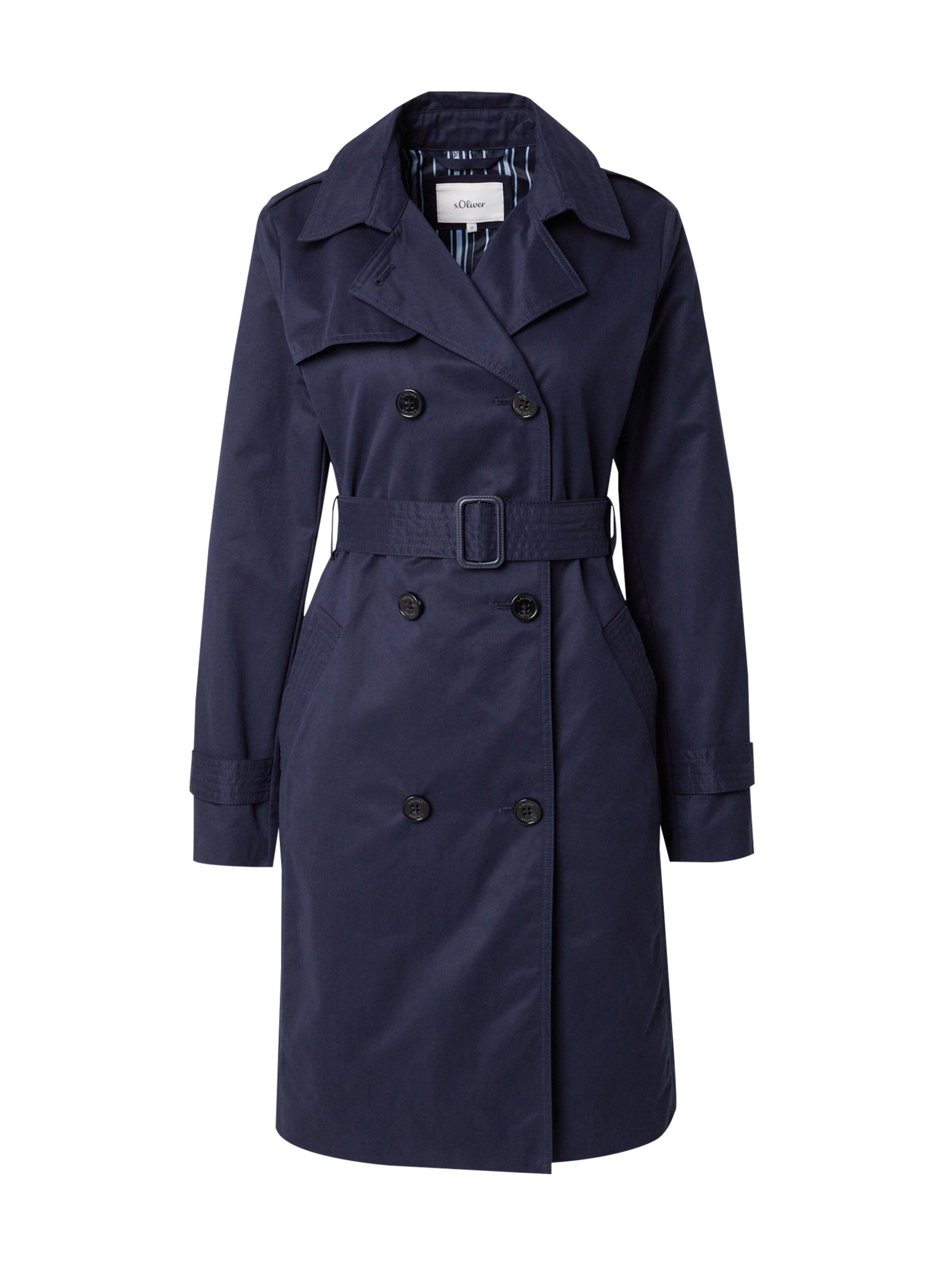 Manteau mi-saison s.Oliver en bleu : devant