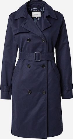 Manteau mi-saison s.Oliver en bleu : devant