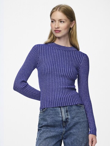 PIECES Pullover 'PCCrista' i blå: forside