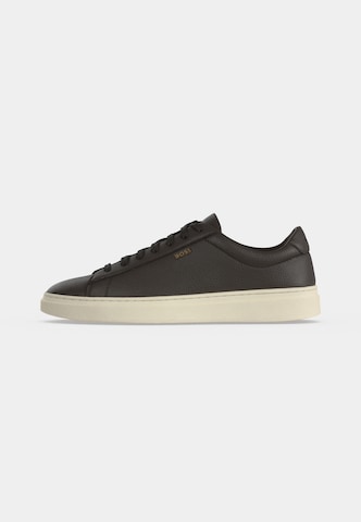 BOSS Platform trainers 'Kieran' in Brown: front