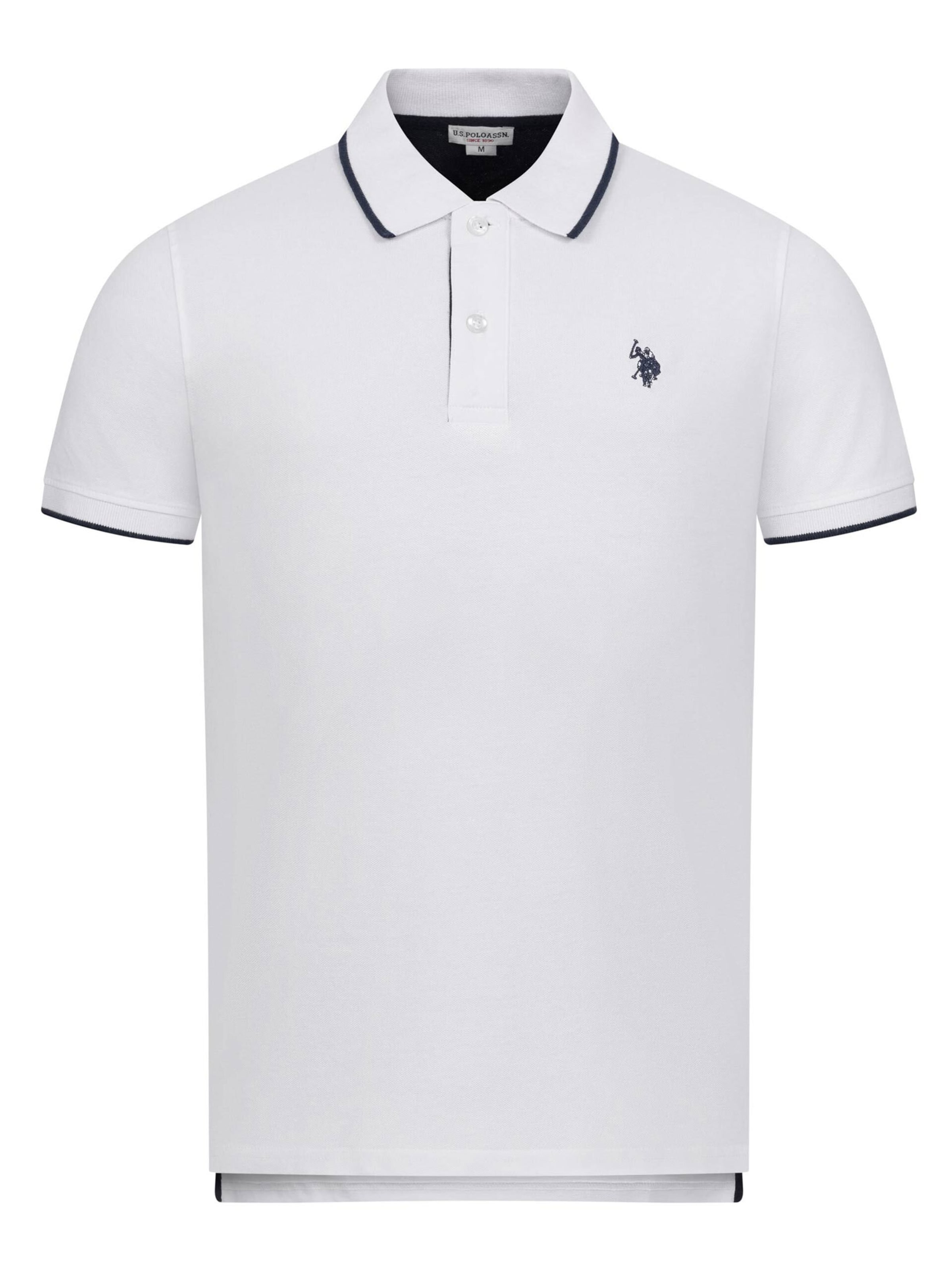U.S. POLO ASSN. Poloshirt in Weiß: Vorderseite