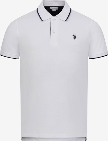 U.S. POLO ASSN. Poloshirt in Weiß: Vorderseite