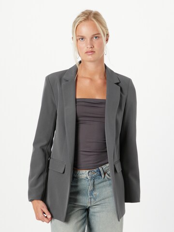 PIECES Blazer 'PCBOZZY' in Grey: front