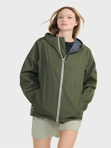 AIGLE Funktionsjakke 'Rainpack 70' i grøn: forside