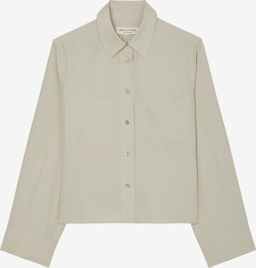 Marc O'Polo Blouse in Beige: voorkant