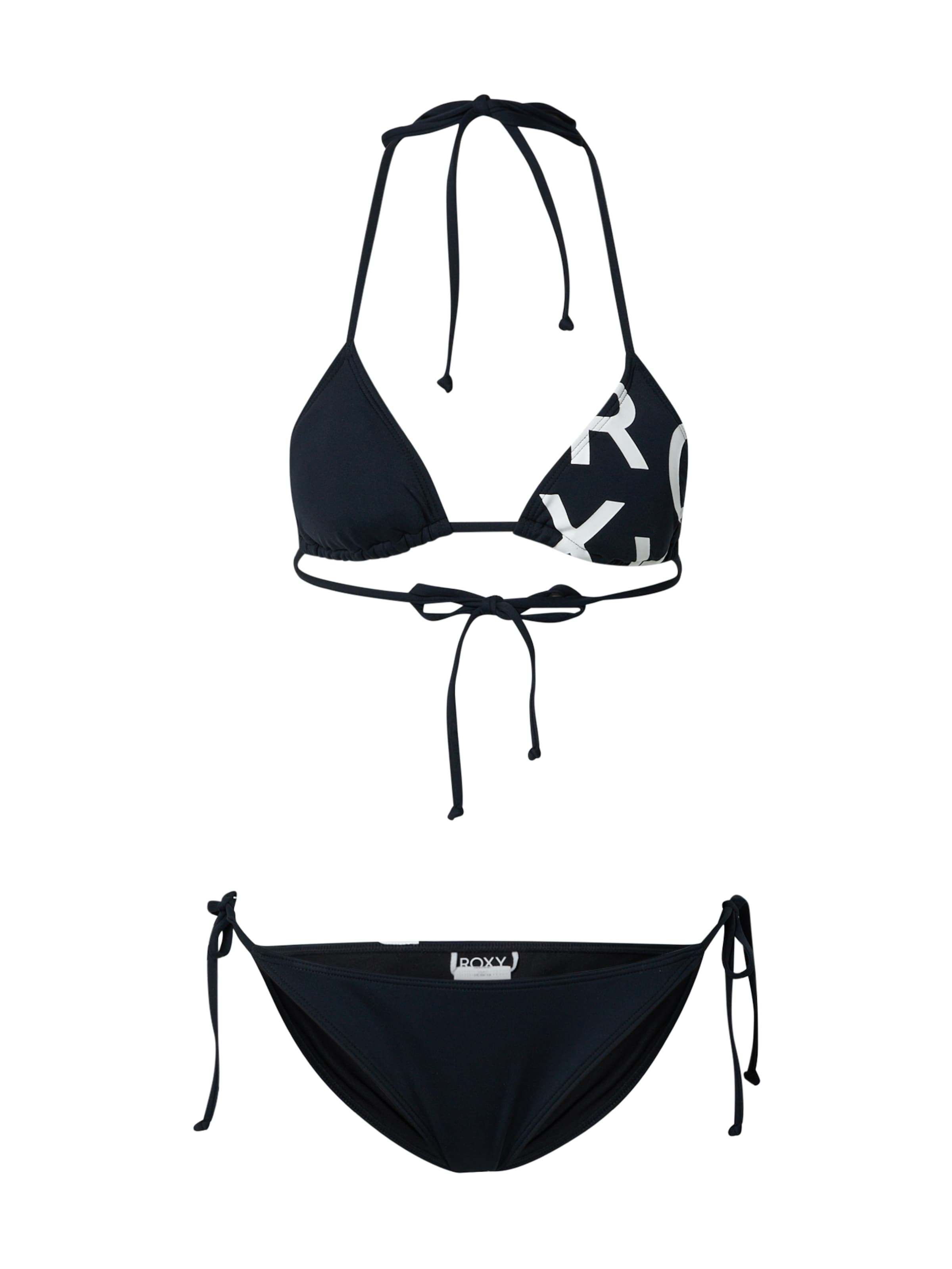 ROXY Triangel Bikini in Schwarz: Vorderseite