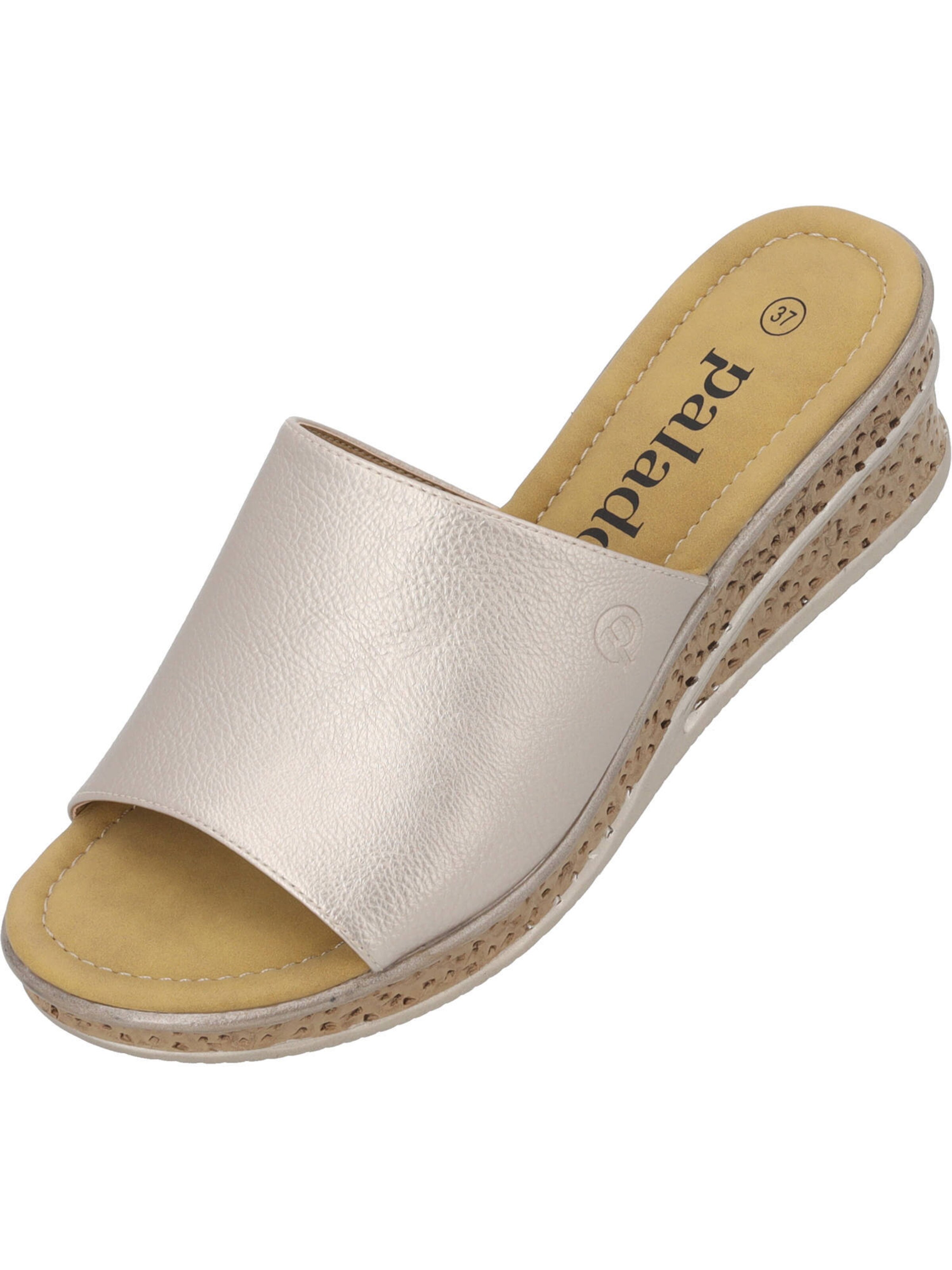 Palado Pantolette 'Niserios' in Beige: Vorderseite