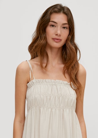 COMMA Sommerkleid in Beige