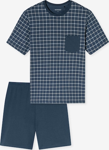 SCHIESSER - Pijama corto ' Comfort Essentials ' en verde: frente