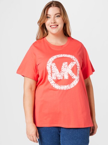 Michael Kors Plus T-shirt i röd: framsida