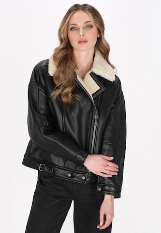 Veste mi-saison DreiMaster Vintage en noir : devant