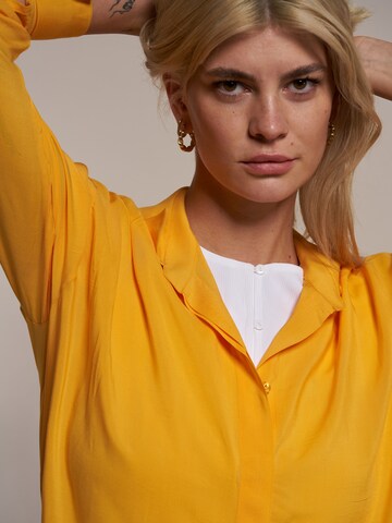 ABOUT YOU x Laura Giurcanu Bluse 'Elaine' in Orange