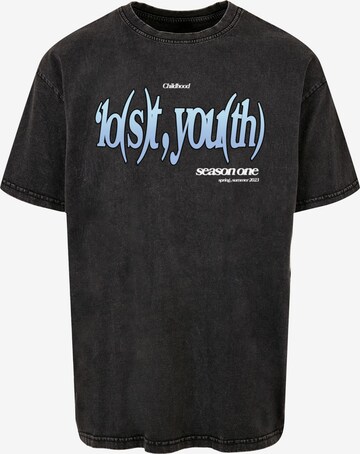 Lost Youth Shirt in Black: front