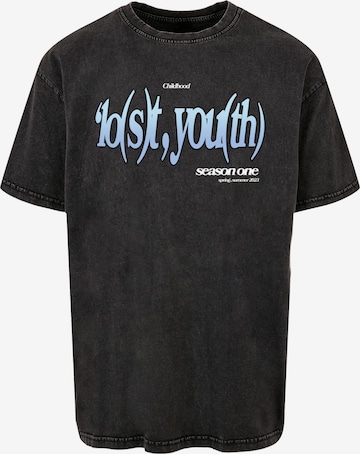 Lost Youth Shirt in Zwart: voorkant