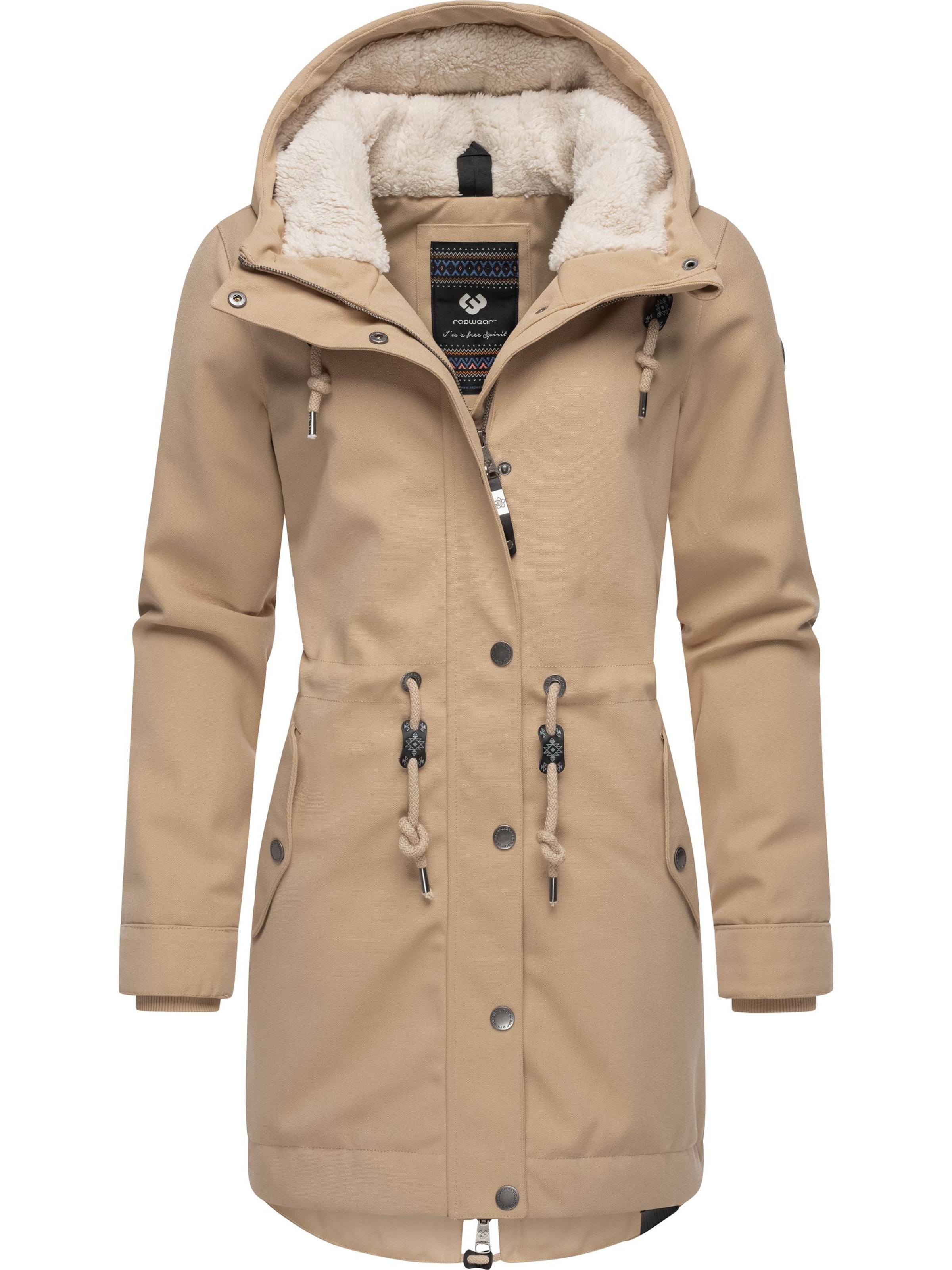 Veste d’hiver 'Canny' Ragwear en beige