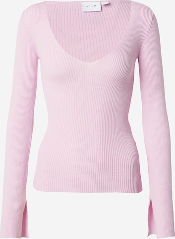 VILA Pullover 'Saya' in Pink: predná strana