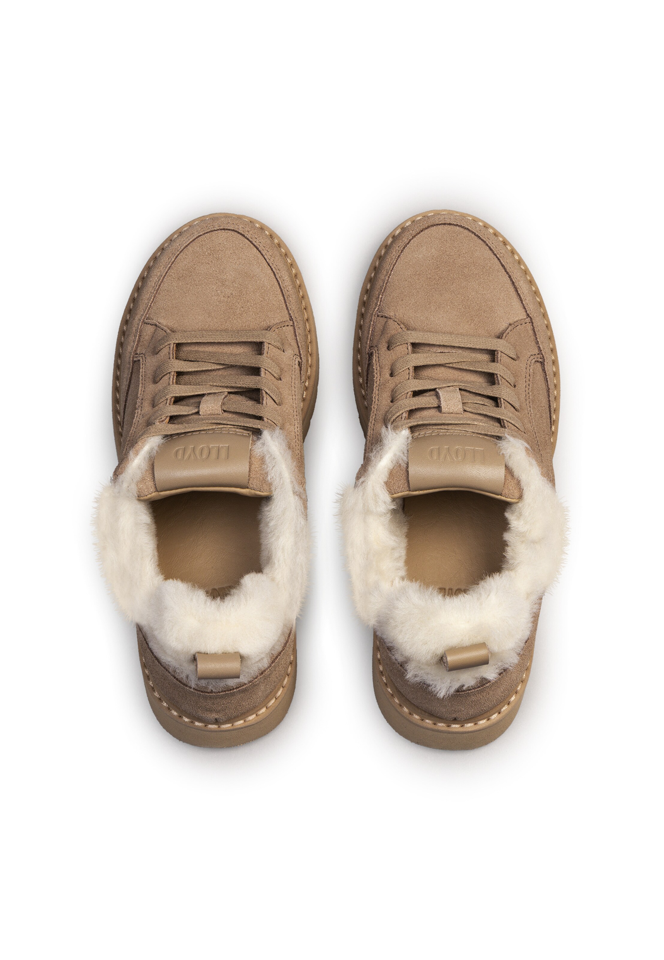 LLOYD Sneakers hoog 'ALURA 110 L' in Beige