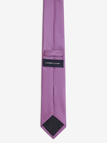 Cravate Andrew James en violet