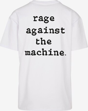 MT Upscale T-Shirt 'Rage Against the Machine' in Weiß