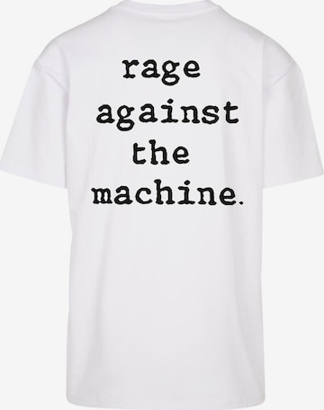 MT Upscale Koszulka 'Rage Against the Machine' w kolorze biały