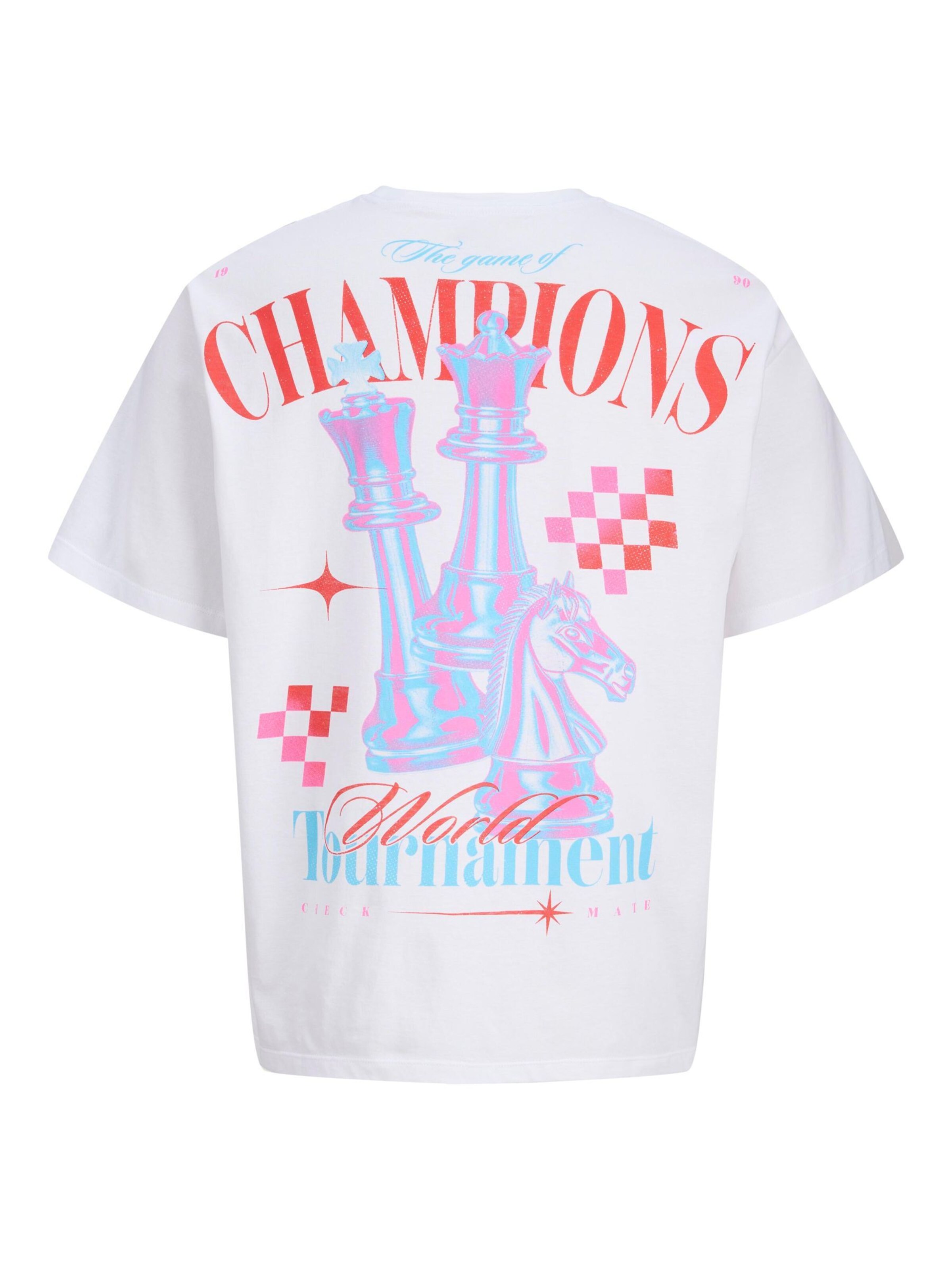 T-Shirt JACK & JONES en blanc : devant