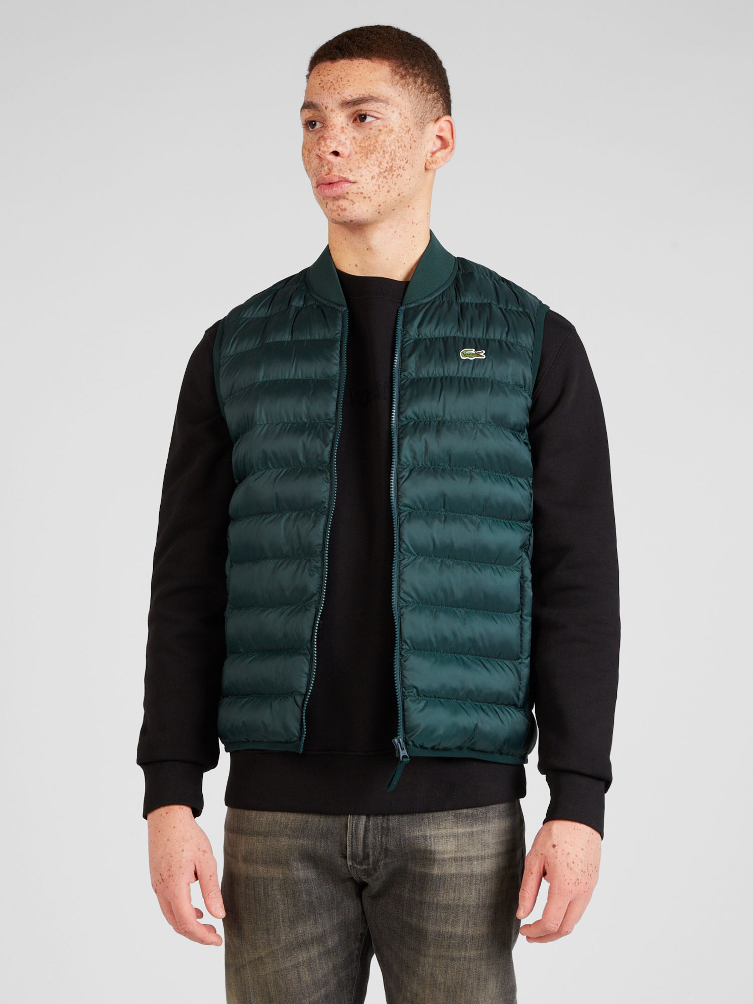 Gilet LACOSTE en meraude Pomme ABOUT YOU