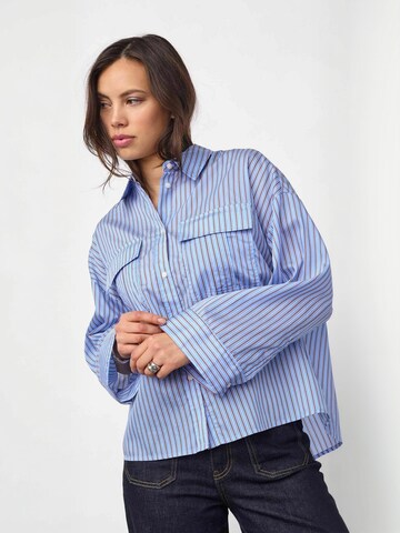 Maglietta ' Anica ' di co'couture in blu: frontale