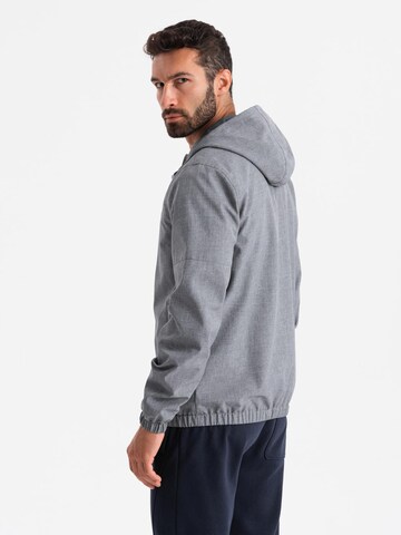 Veste mi-saison 'OM-JANP-0136' Ombre en gris