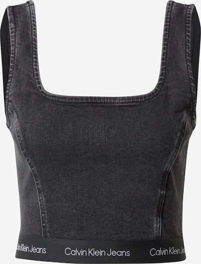 Calvin Klein Jeans Toppi värissä musta denim / valkoinen, Tuotenäkymä