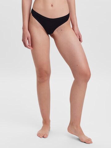 VERO MODA - Tanga 'Agnes' em preto: frente