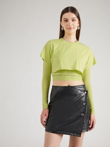 Karl Lagerfeld Μπλουζάκι σε πράσινο: μπροστά